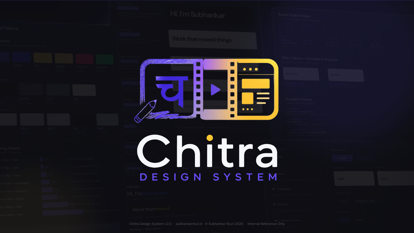 Chitra Design System — Figma file cover
